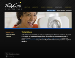 Big Vanilla Athletic Club Weight Loss Programs